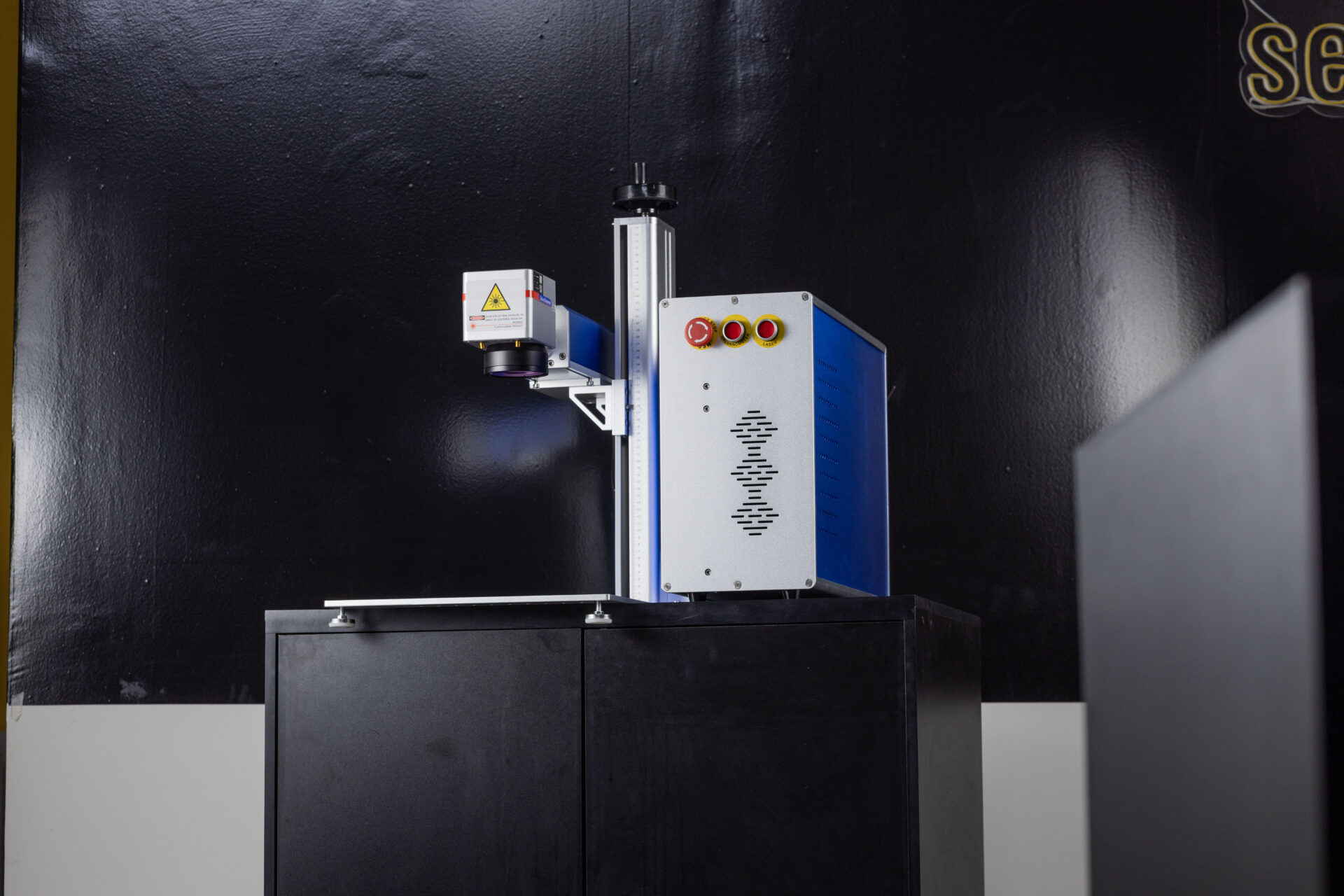 máquina de gravação a laser